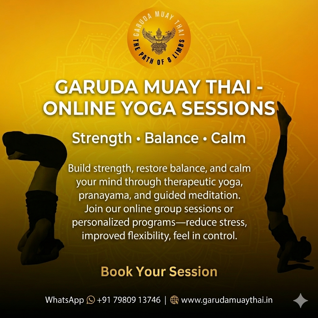 Online Yoga Sessions - Garuda Muay Thai